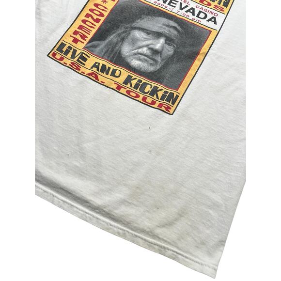 Vintage 2005 Willie Nelson Shirt Large Reno Nevada Country Music Band Tour Retro - Picture 9 of 11
